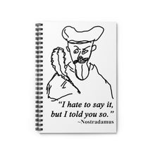 Load image into Gallery viewer, Nostradamus Notebook