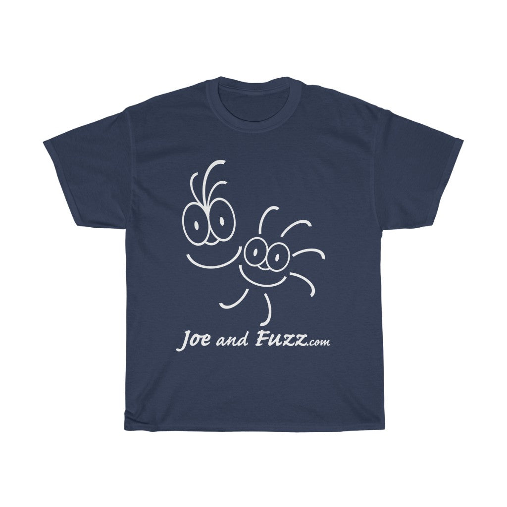 Joe and Fuzz - White Text - Single Print