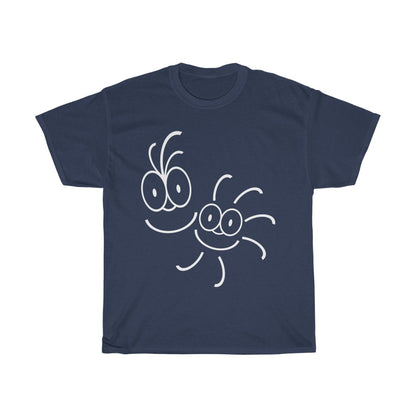 Joe and Fuzz - White Text - Dual Print