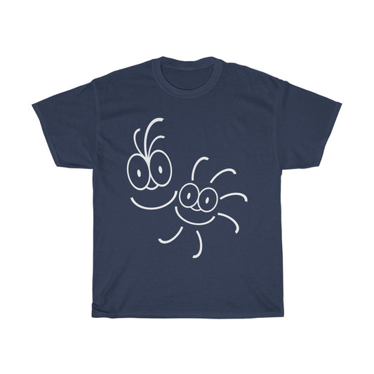 Joe and Fuzz - White Text - Dual Print