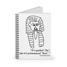 Load image into Gallery viewer, King Tut Notebook
