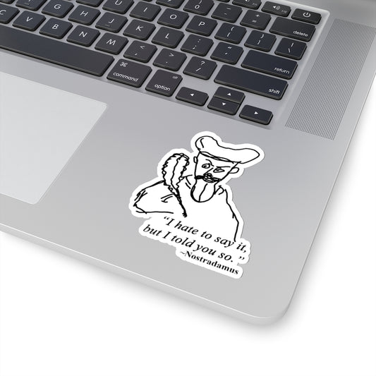 Nostradamus Sticker