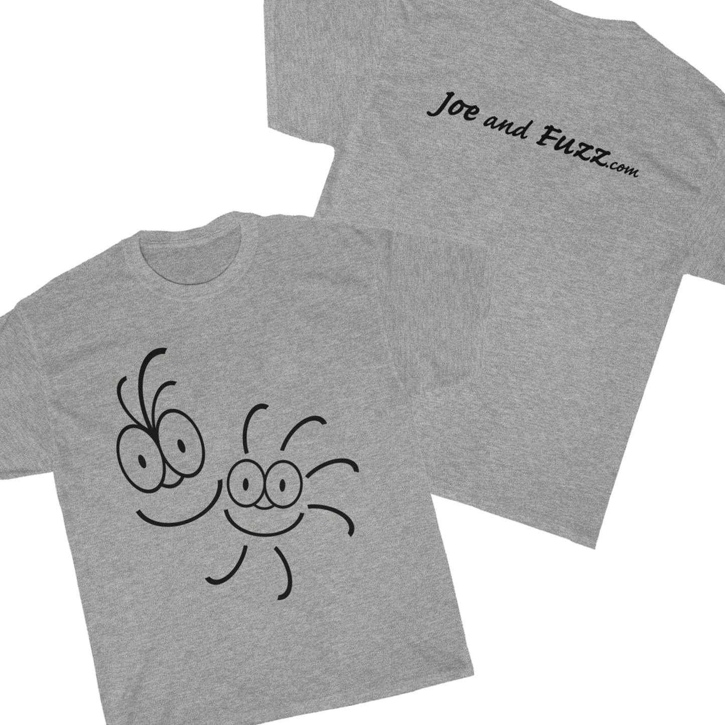 Joe and Fuzz - Black Text - Dual Print