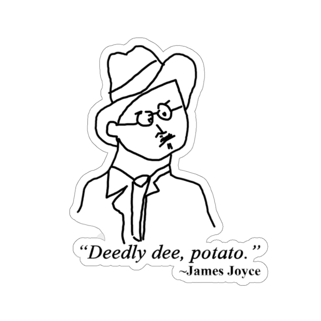 James Joyce Sticker